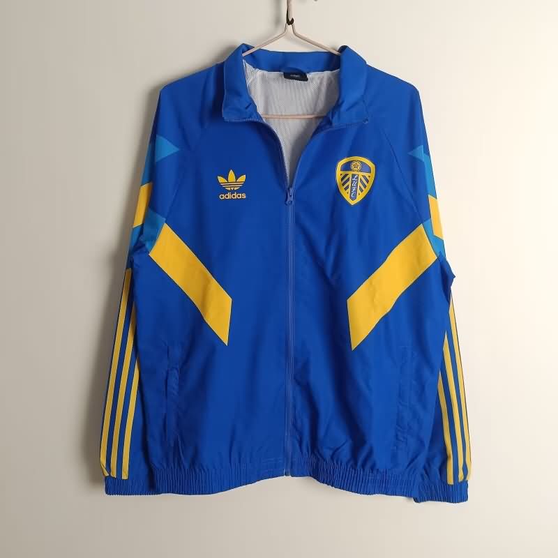 AAA(Thailand) Leeds United 24/25 Blue Soccer Windbreaker