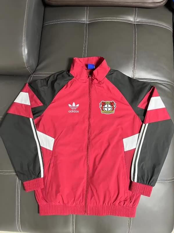 AAA(Thailand) Leverkusen 24/25 Red Soccer Windbreaker