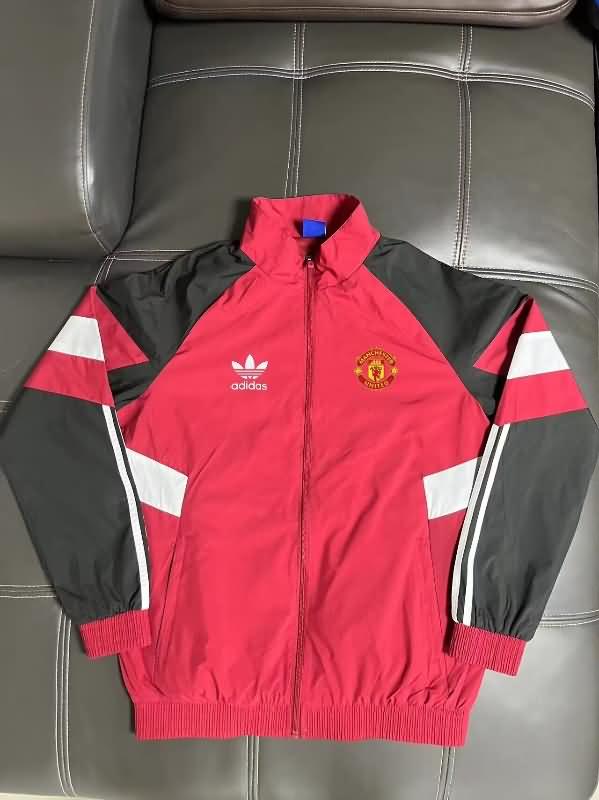 AAA(Thailand) Manchester United 24/25 Red Soccer Windbreaker