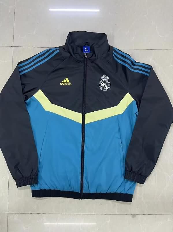 AAA(Thailand) Real Madrid 24/25 Blue Soccer Windbreaker