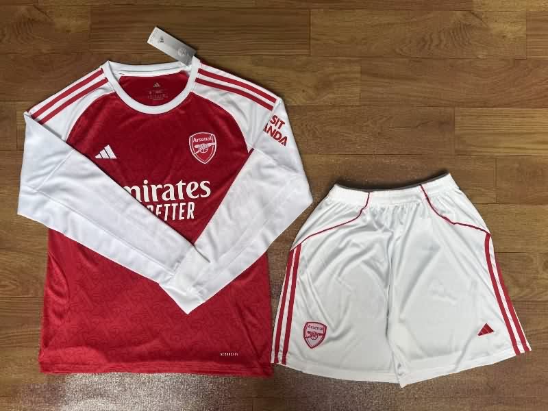 Arsenal 25/26 Home Long Sleeve Soccer Jersey Arsenal 25/26 Home Long Sleeve Soccer Jersey