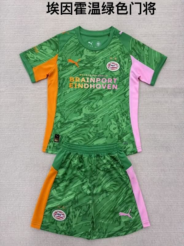 PSV Eindhoven 25/26 Goalkeeper Green Soccer Jersey