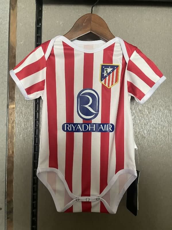 AAA(Thailand) Atletico Madrid 25/26 Home Baby Soccer Jerseys