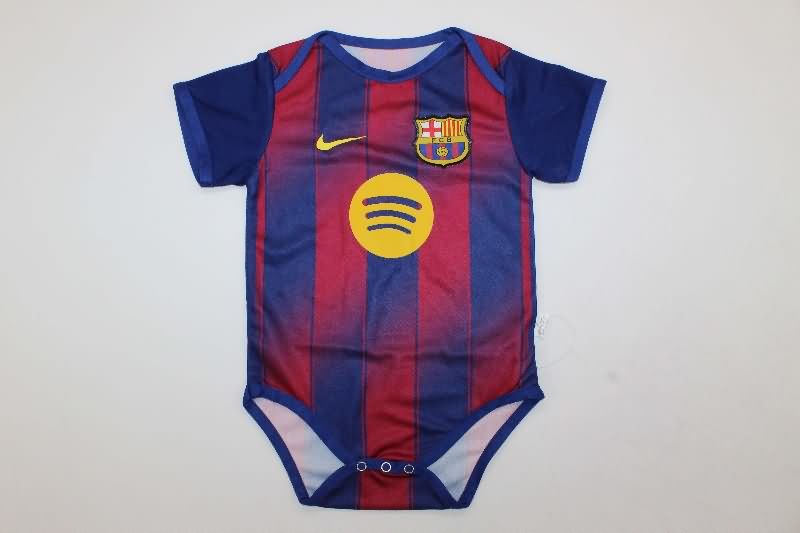 AAA(Thailand) Barcelona 25/26 Home Baby Soccer Jerseys