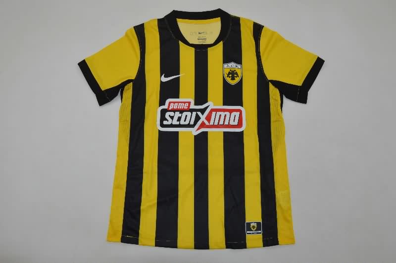 AAA(Thailand) AEK Athens 25/26 Home Soccer Jersey