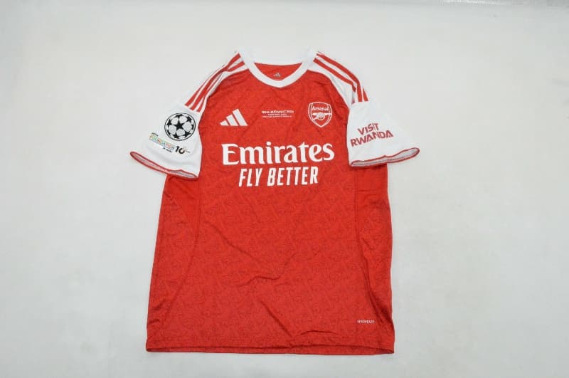 AAA(Thailand) Arsenal 25/26 Home UCL Final Soccer Jersey