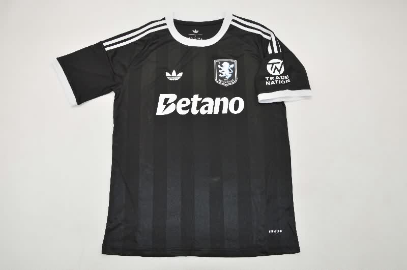 AAA(Thailand) Aston Villa 25/26 Goalkeeper Black Soccer Jersey