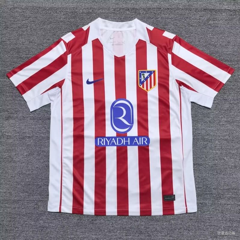 AAA(Thailand) Atletico Madrid 25/26 Home Soccer Jersey Leaked