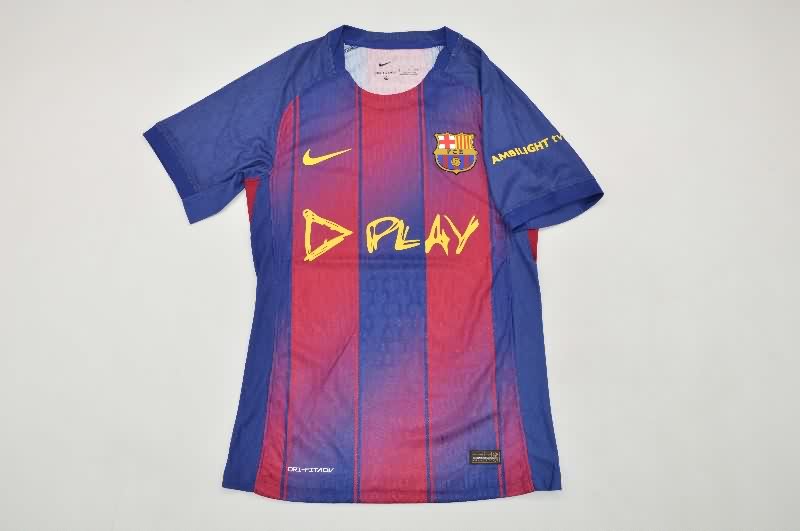 AAA(Thailand) Barcelona 25/26 Home Soccer Jersey (Player) Sponsor
