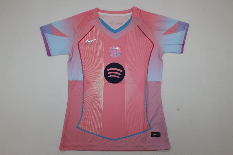 AAA(Thailand) Barcelona 25/26 Pink Women Soccer Jersey