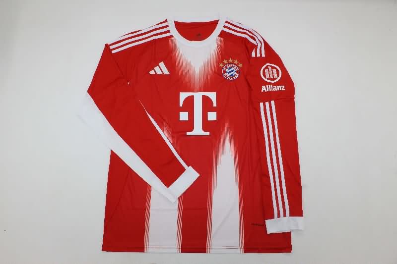 AAA(Thailand) Bayern Munich 25/26 Home Long Sleeve Soccer Jersey