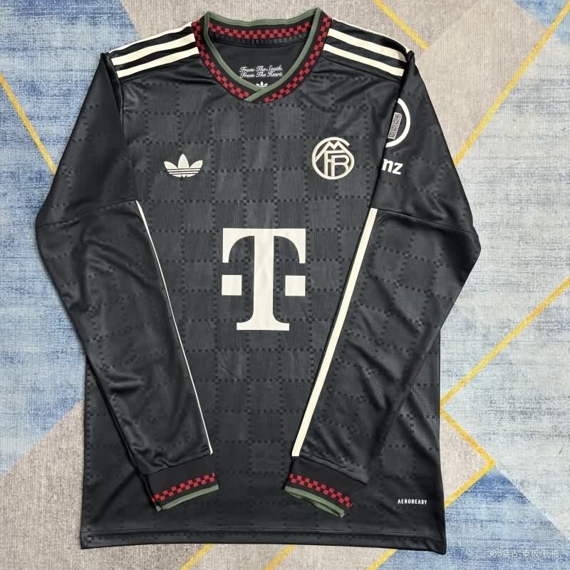 AAA(Thailand) Bayern Munich 25/26 Third Long Sleeve Soccer Jersey AAA(Thailand) Bayern Munich 25/26 Third Long Sleeve Soccer Jersey