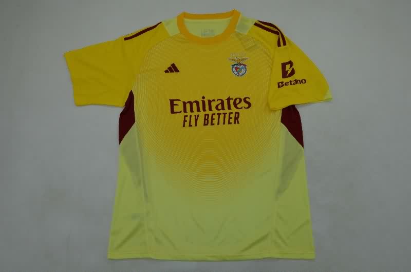 AAA(Thailand) Benfica 25/26 Goalkeeper Yellow Soccer Jersey