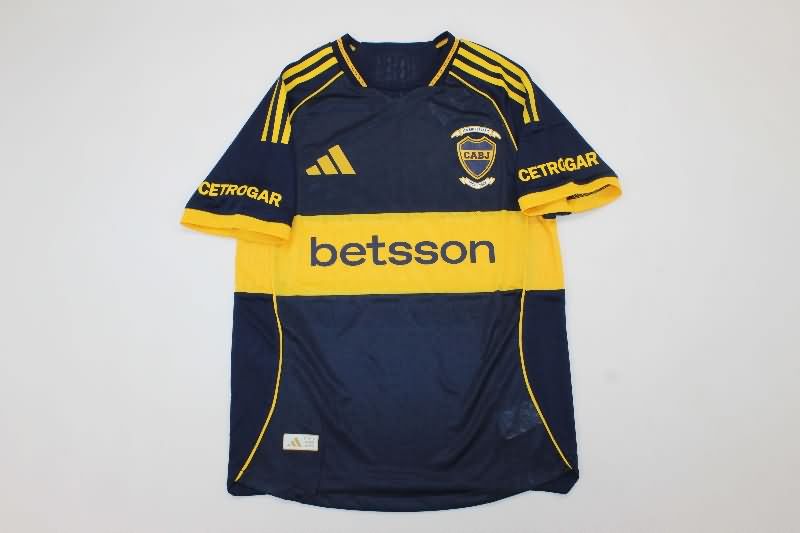 AAA(Thailand) Boca Juniors 2025 Home Soccer Jersey (Player)