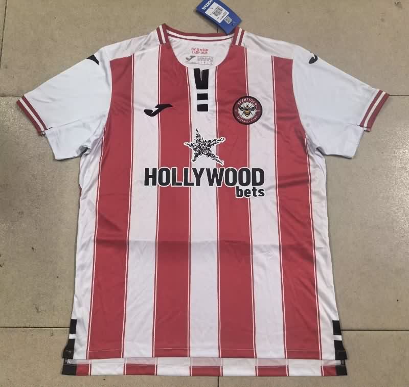 AAA(Thailand) Brentford 25/26 Home Soccer Jersey AAA(Thailand) Brentford 25/26 Home Soccer Jersey