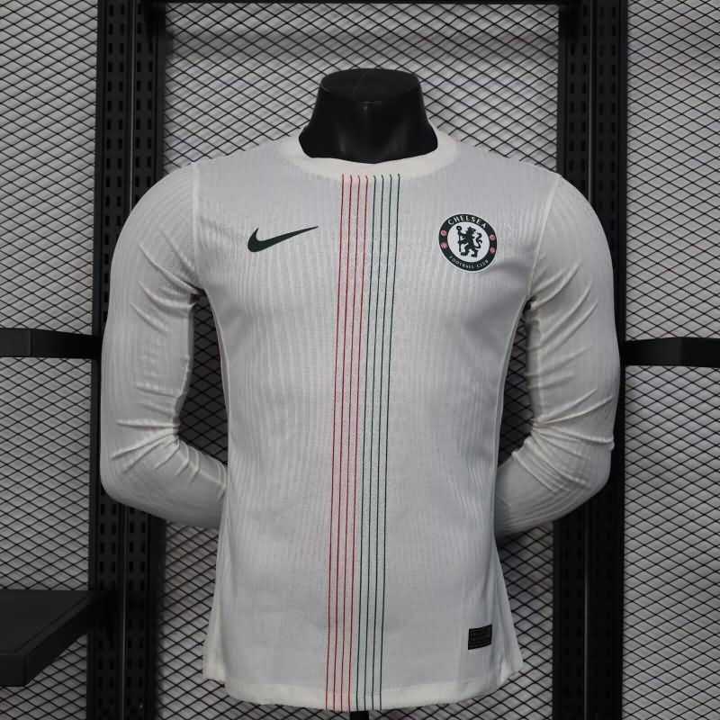 AAA(Thailand) Chelsea 25/26 Away Long Sleeve Soccer Jersey (Player)