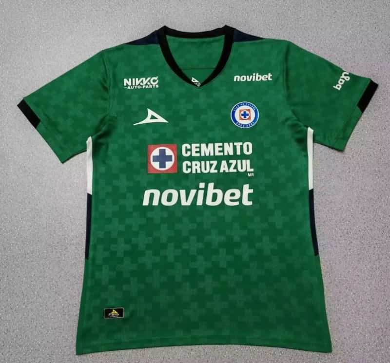 AAA(Thailand) Cruz Azul 25/26 Goalkeeper Green Soccer Jersey