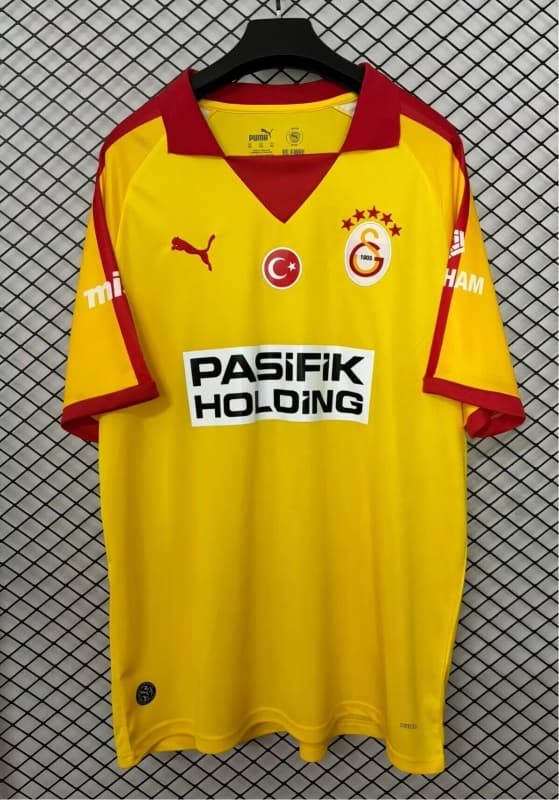 AAA(Thailand) Galatasaray 25/26 Yellow Soccer Jersey