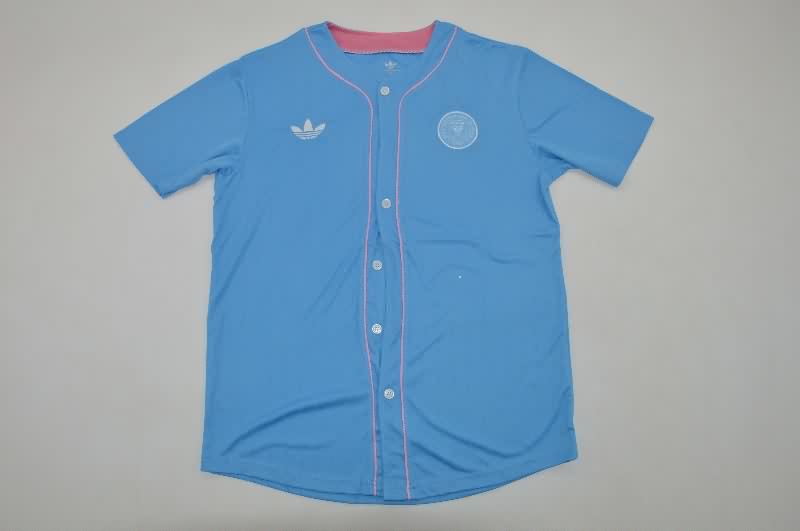 AAA(Thailand) Inter Miami 2025 Blue Baseball Jersey