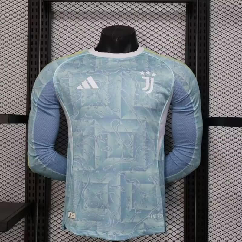 AAA(Thailand) Juventus 25/26 Away Long Sleeve Soccer Jersey (Player)