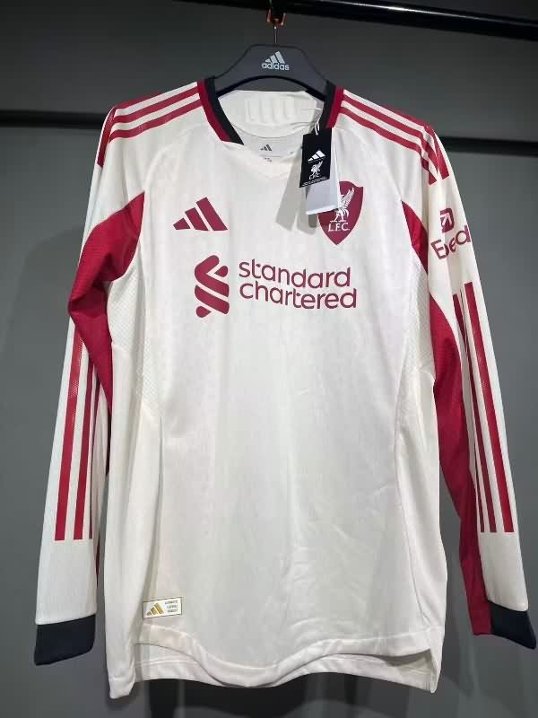 AAA(Thailand) Liverpool 25/26 Away Long Sleeve Soccer Jersey (Player)