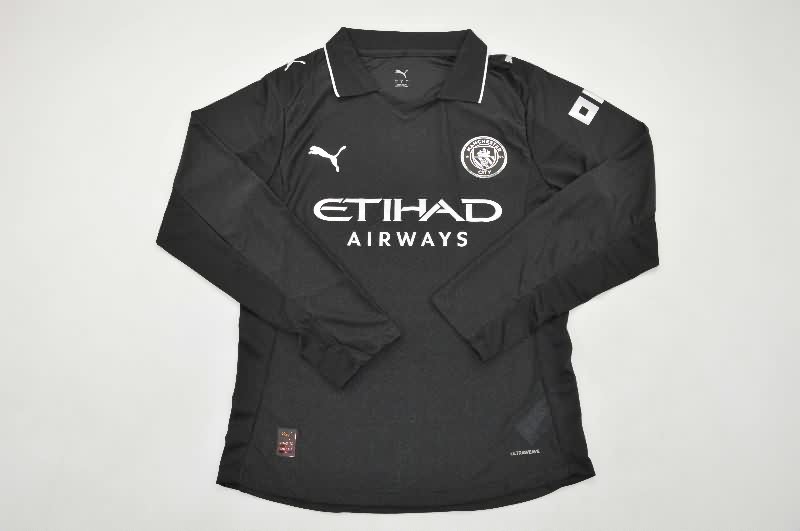AAA(Thailand) Manchester City 25/26 Away Long Sleeve Soccer Jersey (Player)