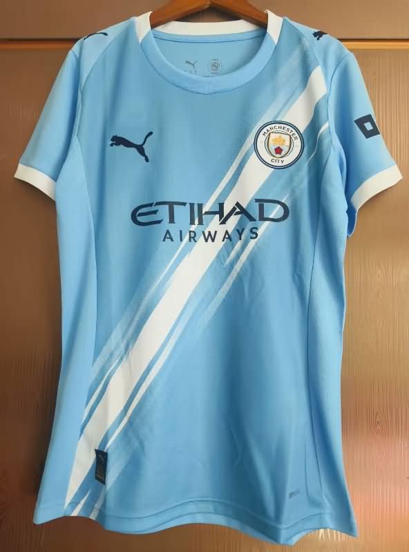 AAA(Thailand) Manchester City 25/26 Home Women Soccer Jersey