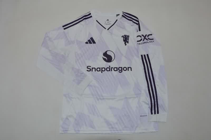 AAA(Thailand) Manchester United 25/26 Away Long Sleeve Soccer Jersey