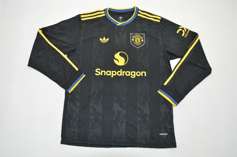 AAA(Thailand) Manchester United 25/26 Third Long Sleeve Soccer Jersey