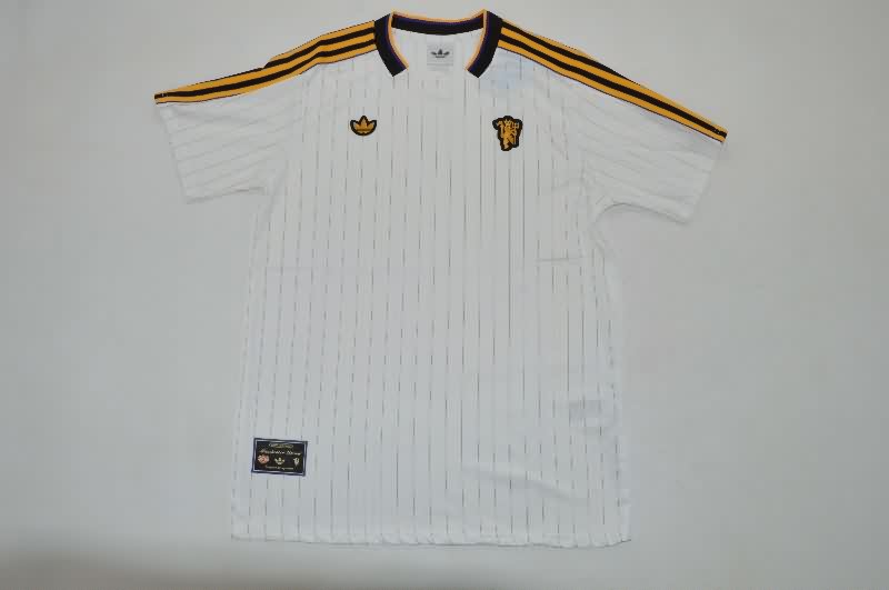 AAA(Thailand) Manchester United 25/26 White Soccer Jersey(Player) AAA(Thailand) Manchester United 25/26 White Soccer Jersey(Player)