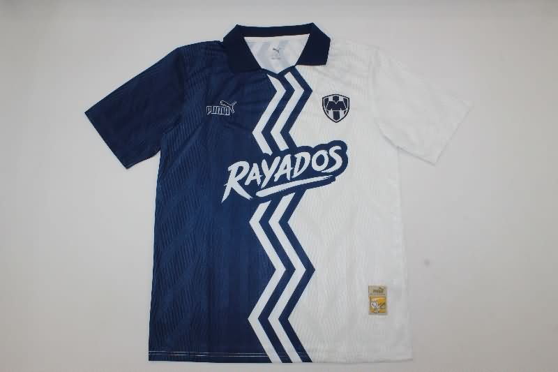 AAA(Thailand) Monterrey 25/26 Dark Blue White Soccer Jersey