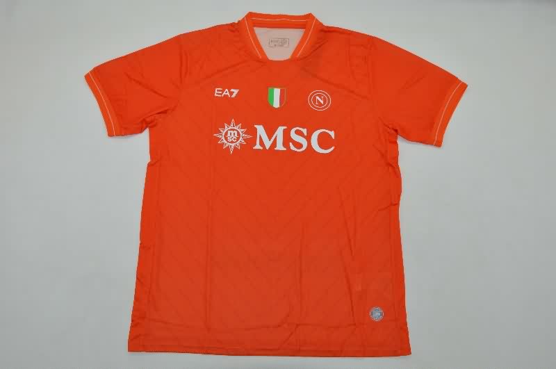 AAA(Thailand) Napoli 25/26 Goalkeeper Red Soccer Jersey