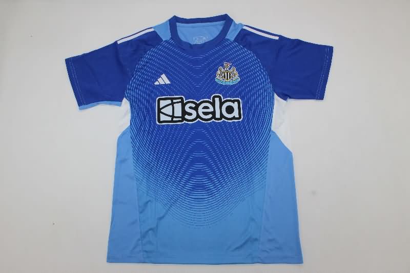 AAA(Thailand) Newcastle United 25/26 Goalkeeper Blue Soccer Jersey