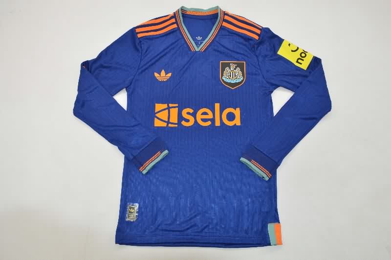 AAA(Thailand) Newcastle United 25/26 Third Long Sleeve Soccer Jersey (Player)
