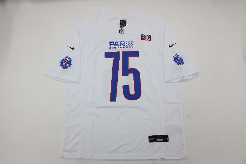 AAA(Thailand) Paris St German 25/26 White NFL Jersey