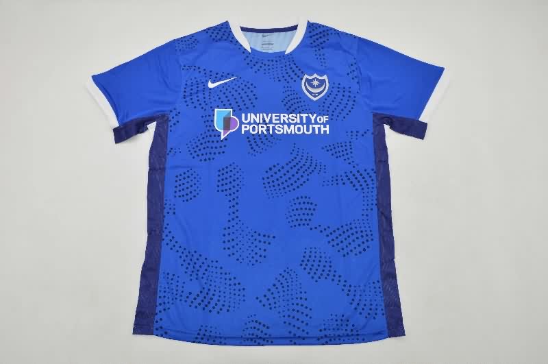 AAA(Thailand) Portsmouth 25/26 Home Soccer Jersey
