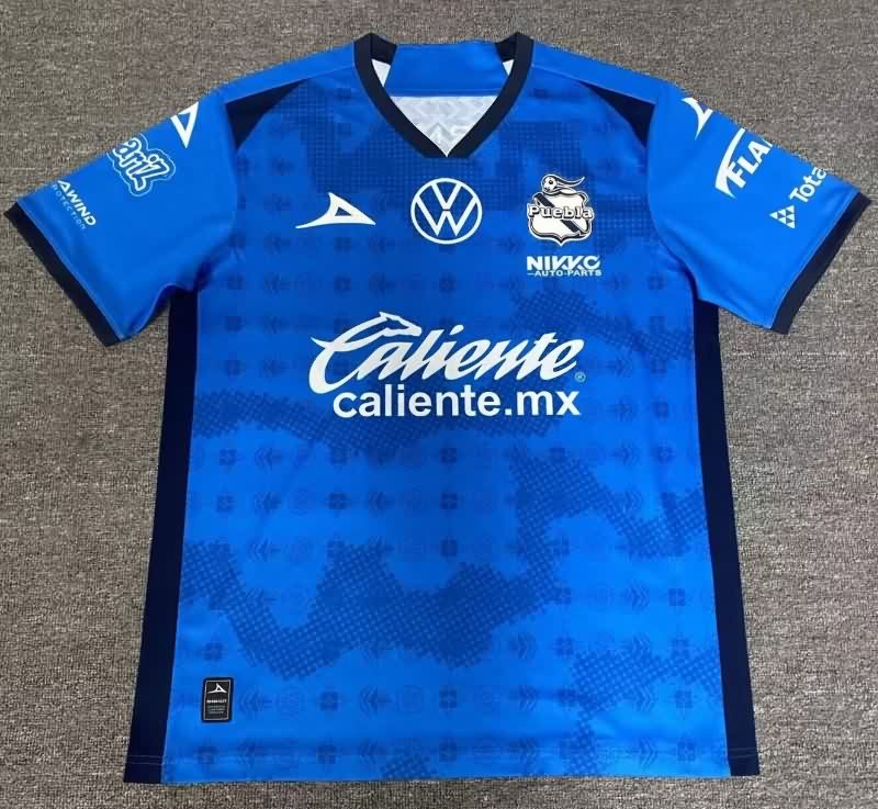 AAA(Thailand) Puebla 25/26 Goalkeeper Dark Blue Soccer Jersey (Player)  AAA(Thailand) Puebla 25/26 Goalkeeper Dark Blue Soccer Jersey (Player)