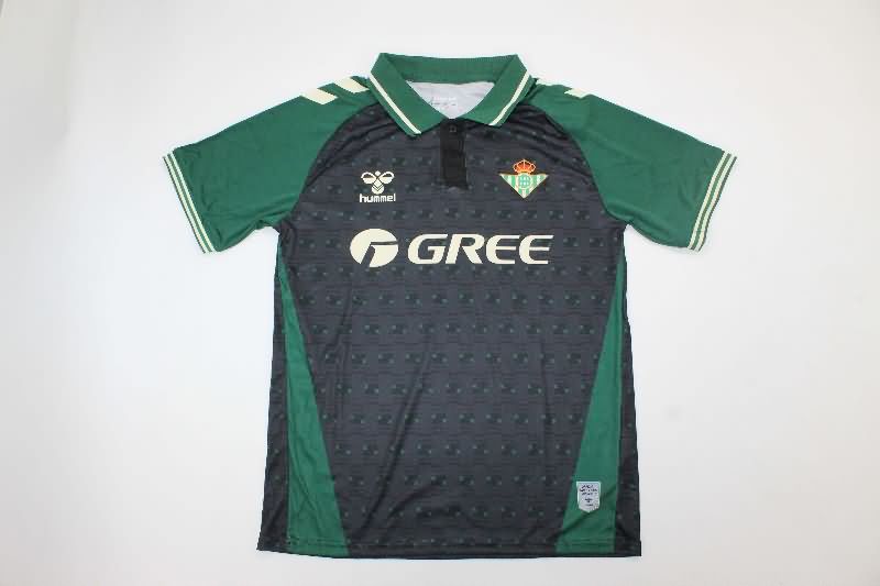 AAA(Thailand) Real Betis 25/26 Black Soccer Jersey