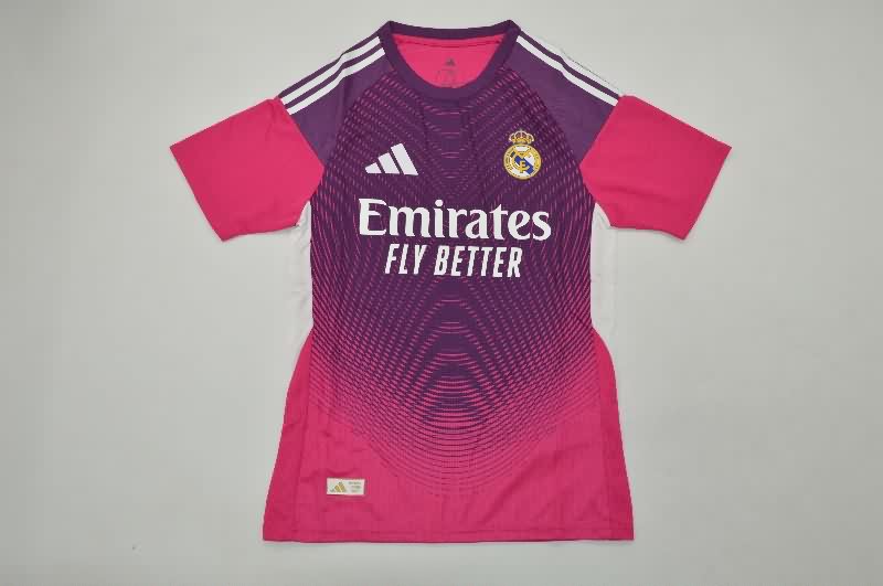 AAA(Thailand) Real Madrid 25/26 Goalkeeper Purple Soccer Jersey (Player)