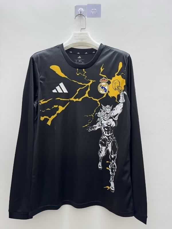 AAA(Thailand) Real Madrid 25/26 Special Long Sleeve Soccer Jersey 02