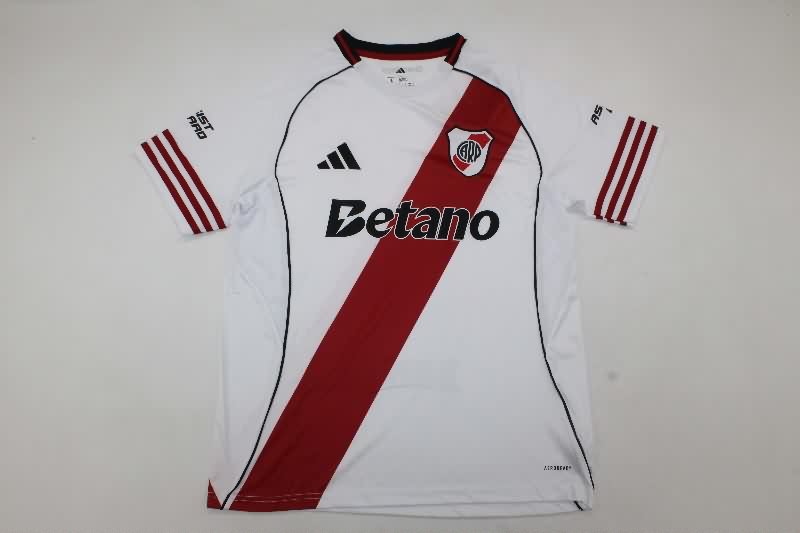 AAA(Thailand) River Plate 2025 Home Soccer Jersey
