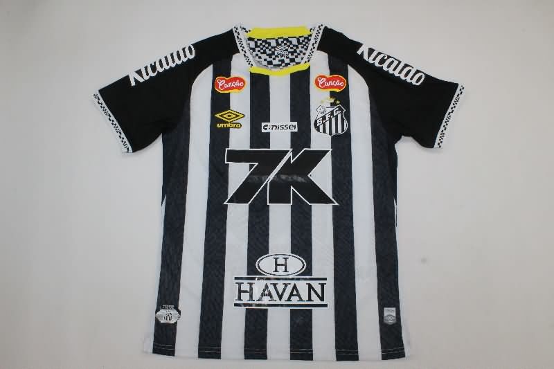 AAA(Thailand) Santos 2025 Away Soccer Jersey With Sponsor