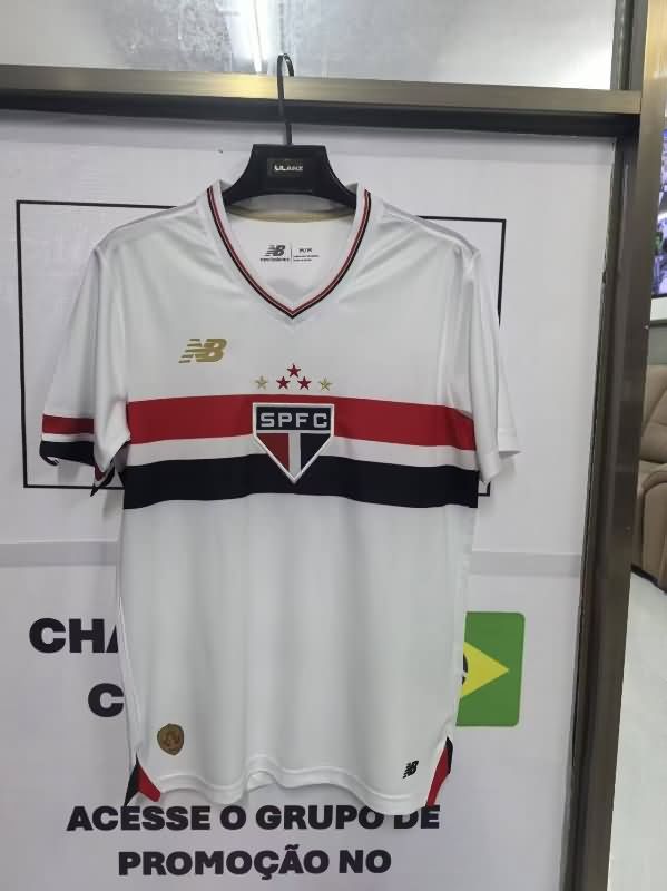 AAA(Thailand) Sao Paulo 2025 Home Soccer Jersey