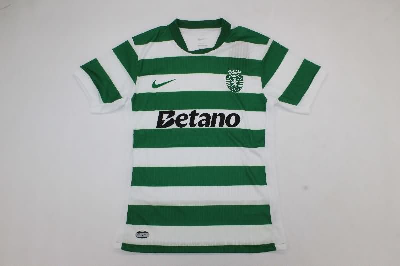 AAA(Thailand) Sporting Lisbon 25/26 Home Soccer Jersey (Player)