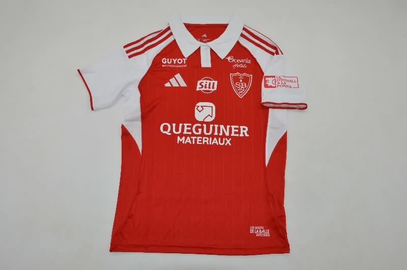 AAA(Thailand) Stade Brestois 25/26 Home Soccer Jersey