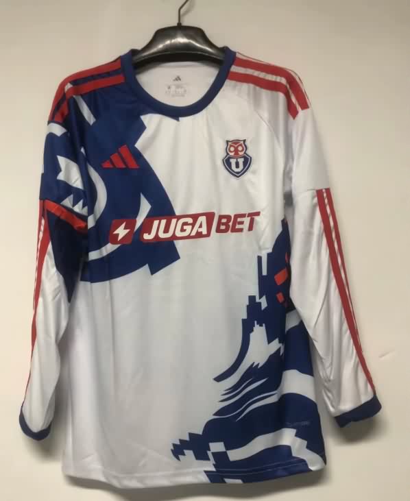 AAA(Thailand) Universidad Chile 2026 Away Long Sleeve Soccer Jersey