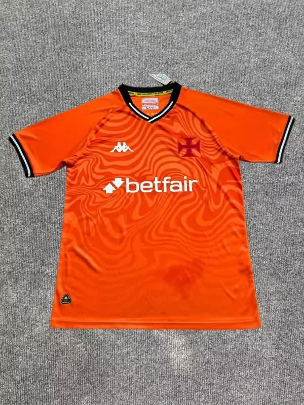 AAA(Thailand) Vasco Da Gama 2025 Goalkeeper Orange Soccer Jersey