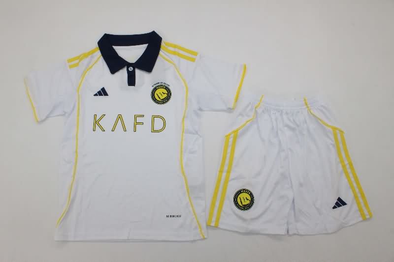 Al Nassr FC 25/26 Kids Third Soccer Jersey And Shorts