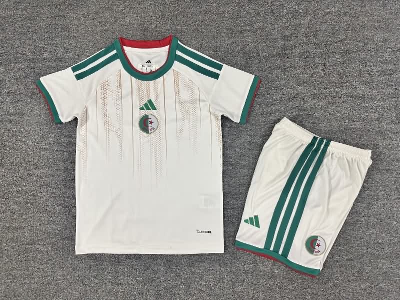 Algeria 2026 Kids Home Soccer Jersey And Shorts