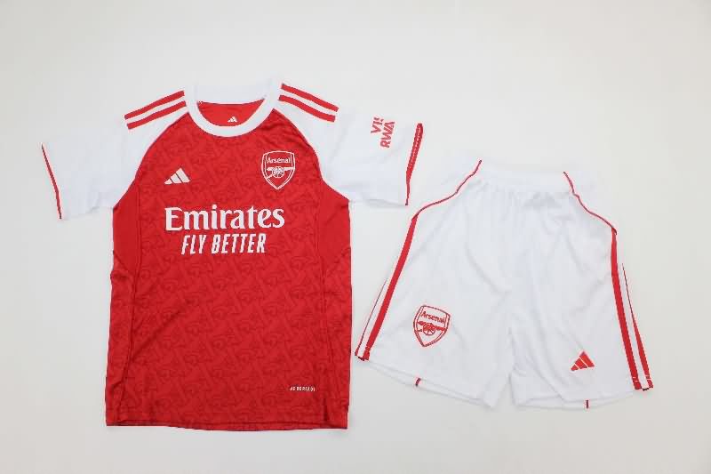 Arsenal 25/26 Kids Home Soccer Jersey And Shorts